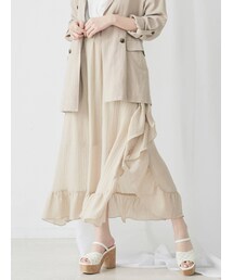 dazzlin | ライトアングルフリルスカート(スカート)