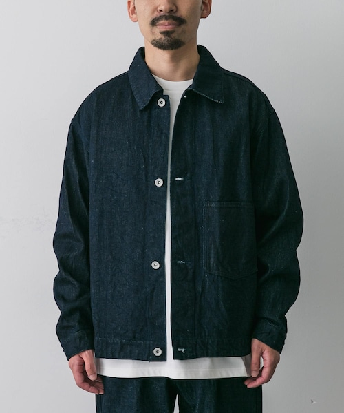 URBAN RESEARCH DOORS(アーバンリサーチドアーズ)の「STILL BY HAND 12oz denim jacket(デニムジャケット・メンズ・NAVY・46/48)」の2枚目の写真