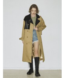 jouetie | ドッキングトレンチコート(トレンチコート)