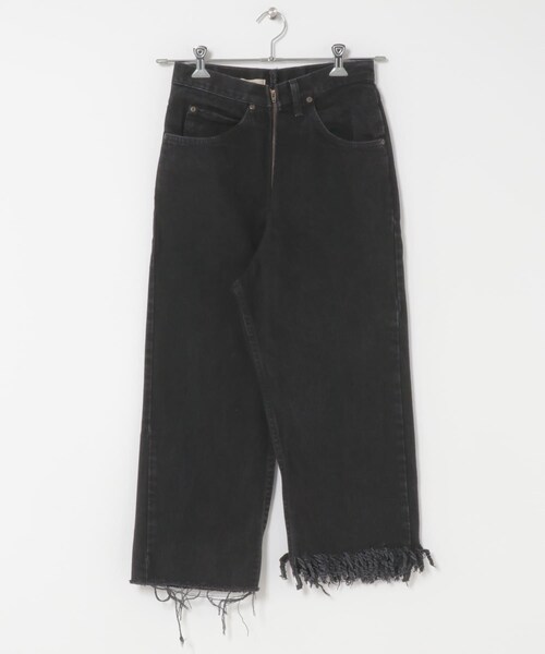 THE GOODLAND MARKET（ザグッドランドマーケット）の「fringe denim PT-BLACK（デニムパンツ・レディース・black1/black2/black3/black4/black5/black6/black7/black8/black9/black10/black11/black12/black13/black14/black15・26/28）」の21枚目の写真