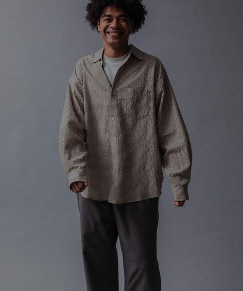 URBAN RESEARCH（アーバンリサーチ）の「FOOOOUR OO CHECK SHIRT OO（シャツ/ブラウス・メンズ・BLACK C/GREEN C/BLUE C/RED C・1/2/3/4）」の18枚目の写真