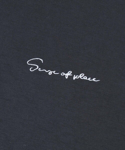 SENSE OF PLACE by URBAN RESEARCH（センスオブプレイスバイアーバンリサーチ）の「『一部WEB限定カラー』シシュウダンボールポンチショートスリーブTシャツ（Tシャツ/カットソー・メンズ・WHT×BLK/BLK×WHT/CHA×BLK/GRE×BLK/GRN×WHT/BRN×BLK/YEL×WHT・M/L）」の13枚目の写真