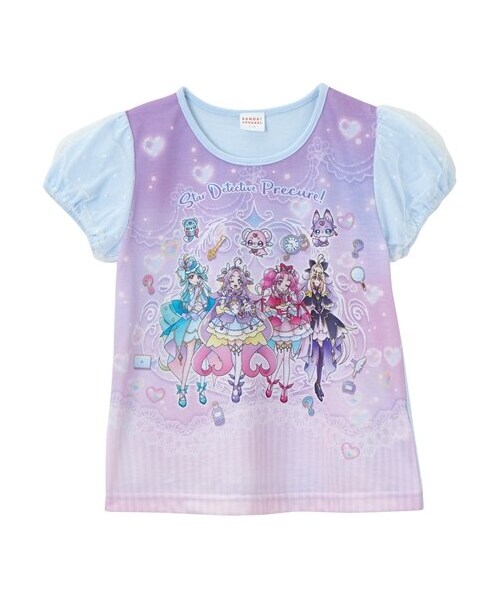 nissen（ニッセン）の「【名探偵プリキュア！】パネル半袖プリントTシャツ（女の子）（Tシャツ/カットソー・キッズ・ピンク/サックス・100/110/120）」の4枚目の写真