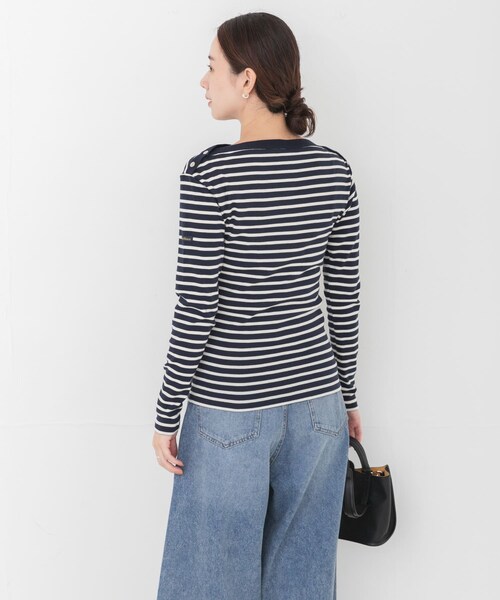 URBAN RESEARCH(アーバンリサーチ)の「『別注』LE MINOR×URBAN RESEARCH ボーダーカットソー(Tシャツ/カットソー・レディース・NoirEcru/MarineEc・-)」の16枚目の写真