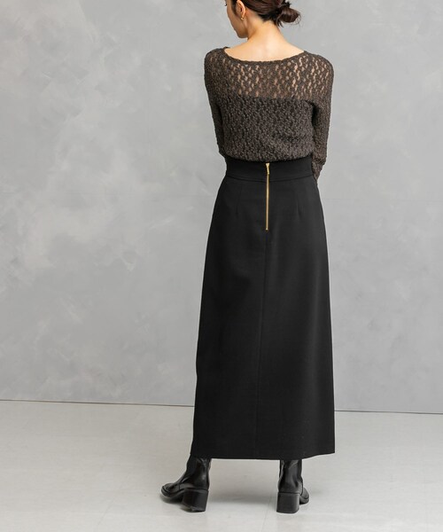 URBAN RESEARCH ROSSO（アーバンリサーチロッソ）の「ロングAラインスカート（スカート・レディース・black/off/blue・36/38）」の21枚目の写真