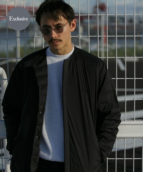 URBAN RESEARCH DOORS(アーバンリサーチドアーズ)の「『別注』NANGA×DOORS REVERSIBLE DOWN JACKET(その他アウター・メンズ・Stone Gray/Mocha/Smoke Blue/Charcoal/Black・S/M/L/XL)」の1枚目の写真