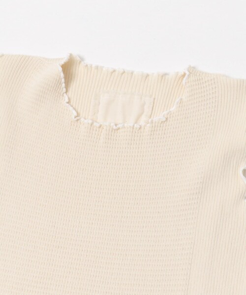 URBAN RESEARCH（アーバンリサーチ）の「V::ROOM　WAFFLE RIB COMBO TANKTOP（タンクトップ・レディース・BLACK/NATURAL・2/4）」の15枚目の写真