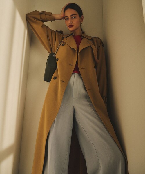 ROPE'（ロペ）の「【forteforte（フォルテ フォルテ）】ワイドパンツ（スラックス・レディース・グレー/ベージュ・F）」の14枚目の写真