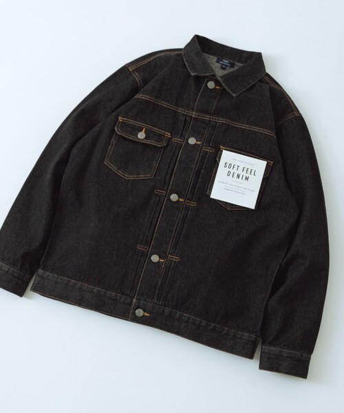 ITEMS URBANRESEARCH（アイテムズ アーバンリサーチ）の「『セットアップ対応』SOFT FEEL DENIM 2NDジャケット（デニムジャケット・メンズ・BLACK/GRAY/INDIGO BLU・M/L）」の18枚目の写真