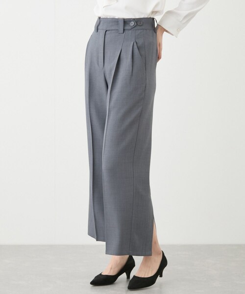 Jayro（ジャイロ）の「リネンライクパンツ（スラックス・レディース・グレー/ベージュ・M）」の17枚目の写真