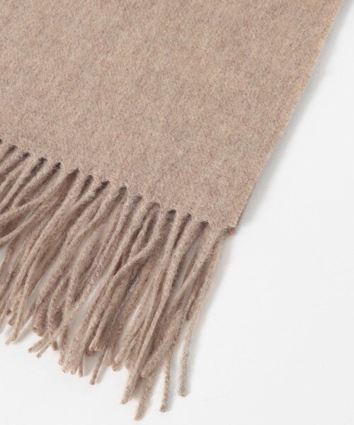 URBAN RESEARCH Sonny Label（アーバンリサーチサニーレーベル）の「大判ウールストール（マフラー・レディース・チャコール/Lグレー/ベージュ/ボルドー・One）」の20枚目の写真