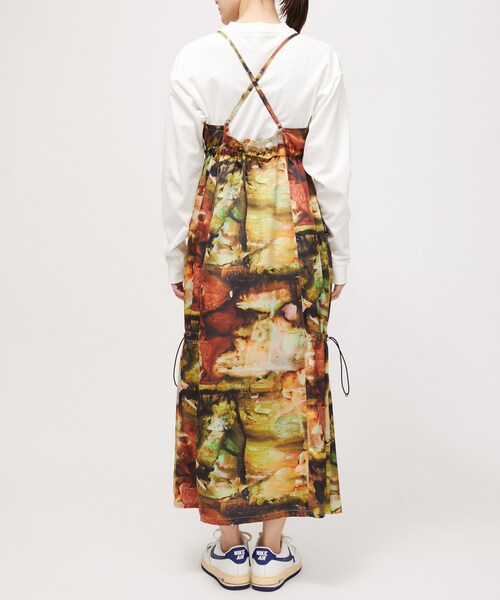 NERGY(ナージー)の「【Rico Ikeda×NERGY】2WAYドロストワンピース(ワンピース・レディース・イエロー/シルバー・F)」の8枚目の写真