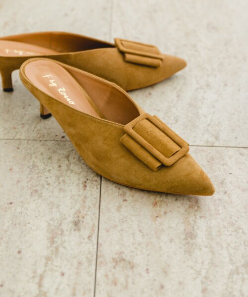 URBAN RESEARCH ROSSO（アーバンリサーチロッソ）の「F by ROSSO　バックルデザインミュール（サンダル・レディース・NAVY/CAMEL・37/38）」の15枚目の写真