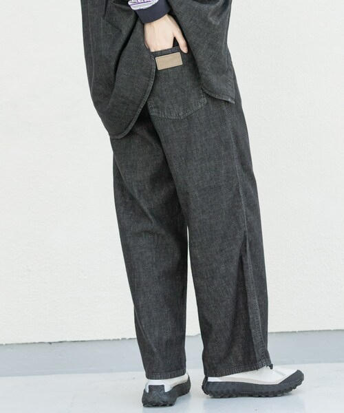 EKAL（エカル）の「『別注』Wrangler×EKAL　デニムリラックスバギーパンツ（デニムパンツ・レディース・O.W/BLACK・Free）」の7枚目の写真