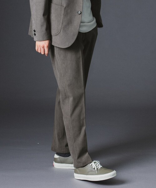 URBAN RESEARCH DOORS（アーバンリサーチドアーズ）の「LIFE STYLE TAILOR　コーデュロイコンフォータブルパンツ（スラックス・メンズ・NAVY GRAY/MOCHA・S/M/L/XL）」の7枚目の写真