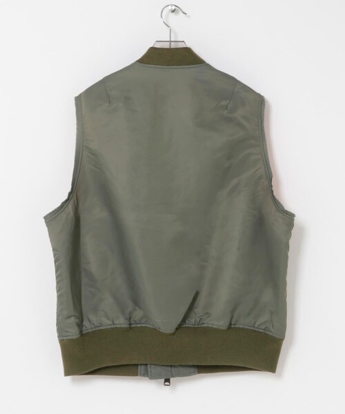 URBAN RESEARCH(アーバンリサーチ)の「The DUFFER N NEPHEWS CUT OFF FLIGHT VEST(ベスト・メンズ・BLACK/SAGE GREEN・M)」の12枚目の写真