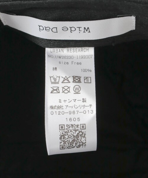 URBAN RESEARCH(アーバンリサーチ)の「Wide Dad HOMESICK DAD CAP(キャップ・メンズ・BLACK/ORANGE・Free)」の8枚目の写真