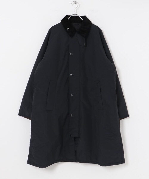 URBAN RESEARCH（アーバンリサーチ）の「Barbour　EXMOOR CASUAL COAT（ステンカラーコート・メンズ・BLACK/OLIVE・36/38/40/42）」の4枚目の写真