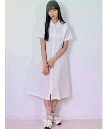 merry jenny | フリルシャツテントワンピース(ワンピース)
