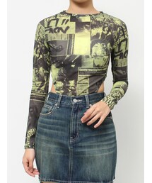 EVRIS | オリジナルグラフィックスキントップス(Tシャツ/カットソー)