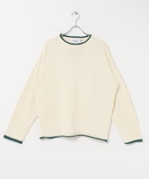 URBAN RESEARCH | Little Yarmouth　ROLL EDGE KNIT SWEATER(ニット/セーター)