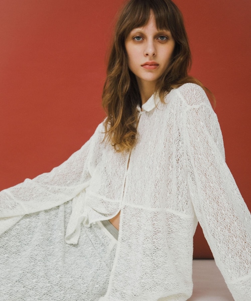 LAATO（ラート）の「melon lace shirts（シャツ/ブラウス・レディース・インク/サブレ/パール・Free）」の2枚目の写真