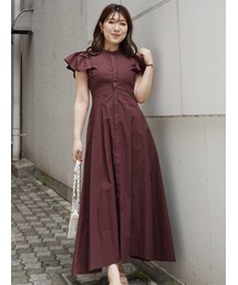 MERCURYDUO | 2WAYタックスリーブシャツワンピース(ワンピース)