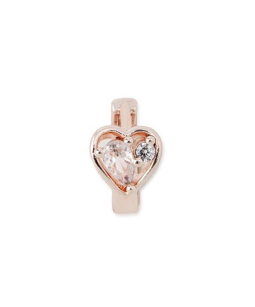 ROPE' PICNIC（ロペピクニック）の「カットガラスハートフープピアス（ピアス（両耳用）・レディース・ゴールド/ゴールド系・F）」の13枚目の写真