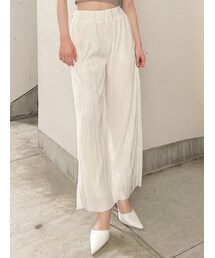 GYDA | サテンプリーツパンツ(その他パンツ)