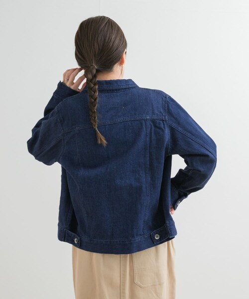 URBAN RESEARCH DOORS（アーバンリサーチドアーズ）の「Denim Jacket（デニムジャケット・レディース・INDIGO/ONE WASH・M）」の7枚目の写真