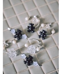 merry jenny | acrylic bear earring(イヤリング)
