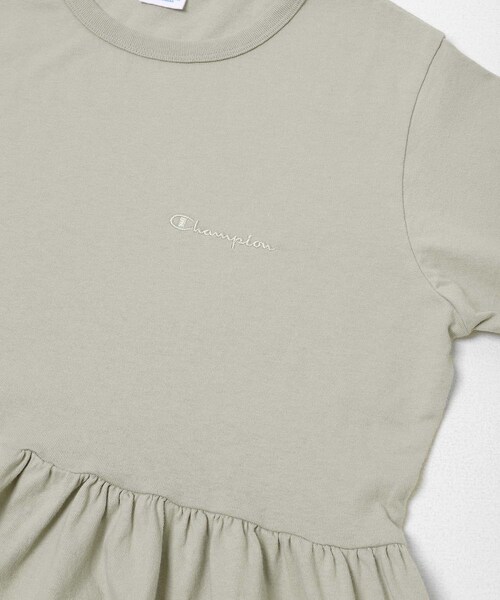 URBAN RESEARCH Sonny Label（アーバンリサーチサニーレーベル）の「『別注』CHAMPION×Sonny Label　ギャザーワンピース（ワンピース・レディース・ブラック/ネイビー/グリーン・Free）」の22枚目の写真