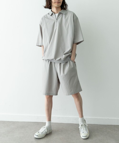 URBAN RESEARCH Sonny Label（アーバンリサーチサニーレーベル）の「ドットメッシュイージーショートパンツ（その他パンツ・メンズ・ブラック/ライトグレー/ブルーグレー・M/L）」の20枚目の写真