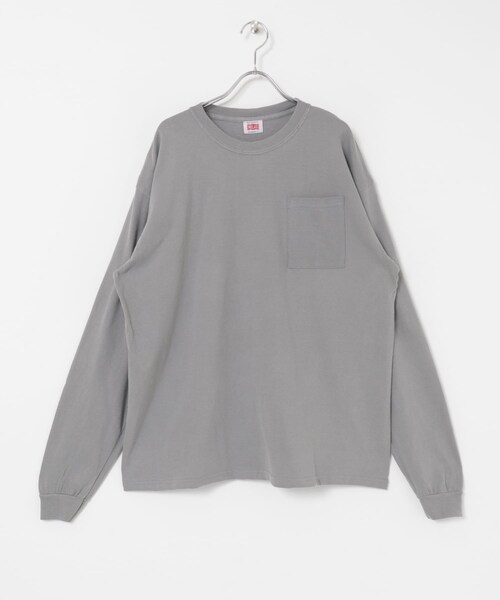 URBAN RESEARCH（アーバンリサーチ）の「RELAX FIT　ポケットロングスリーブ（Tシャツ/カットソー・メンズ・MINT/WHITE/PAPPER/GREY/オーキッド/プロブルー・FREE）」の16枚目の写真