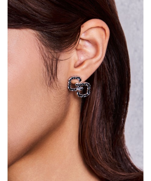 GYDA(ジェイダ)の「JEYSUS GG chainピアス(ピアス(両耳用)・レディース・シルバー/ゴールド・F)」の3枚目の写真