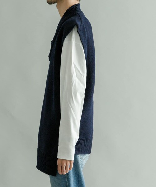 URBAN RESEARCH(アーバンリサーチ)の「Maison Margiela STOLE(ベスト・メンズ・695F D.grn/511F NAVY・S)」の9枚目の写真