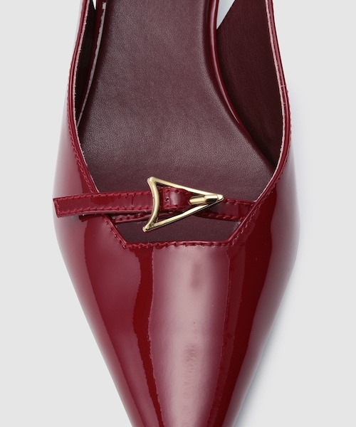 ROPE'(ロペ)の「ベルトトップヒールパンプス(パンプス・レディース・ブラック/レッド・36/36.5/37/37.5)」の14枚目の写真