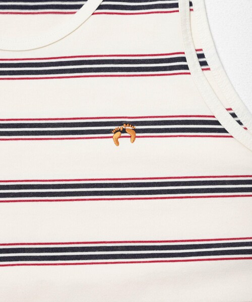 URBAN RESEARCH Sonny Label（アーバンリサーチサニーレーベル）の「HANG TEN　LA HOJJA BORDER TANK（タンクトップ・メンズ・OFF/BRWON・M/L）」の5枚目の写真