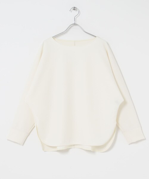 URBAN RESEARCH ROSSO（アーバンリサーチロッソ）の「ニットジョーゼットドルマンプルオーバー（シャツ/ブラウス・レディース・OFF WHITE/NAVY・FREE）」の6枚目の写真