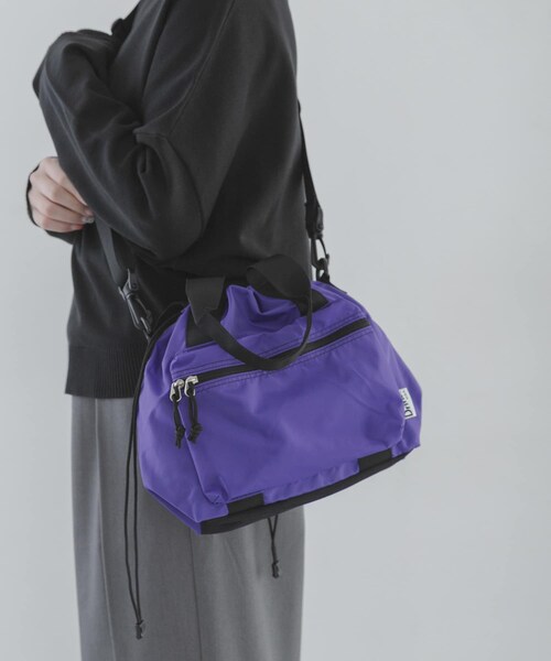 URBAN RESEARCH Sonny Label（アーバンリサーチサニーレーベル）の「DRIFTER　HANDLE POCKET TOTE（トートバッグ・レディース・BLACK/AMETHYST・One）」の12枚目の写真