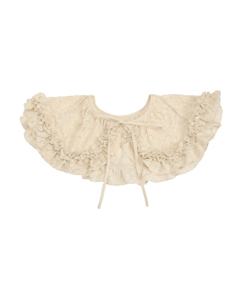 merry jenny（メリージェニー）の「lace frill collar（付け襟・レディース・オフホワイト/ブラック/ベージュ・F）」の9枚目の写真