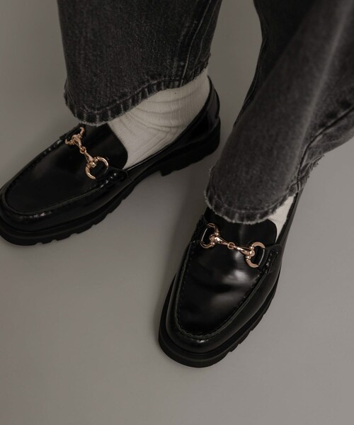 URBAN RESEARCH Sonny Label（アーバンリサーチサニーレーベル）の「ARTESANOS　ビットローファー（ローファー・レディース・BLACK/OFF WHITE・37/38）」の10枚目の写真