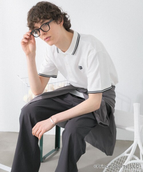 SENSE OF PLACE by URBAN RESEARCH（センスオブプレイスバイアーバンリサーチ）の「『別注』prince　ポロシャツ（ポロシャツ・メンズ・GREEN/WHITE/BLACK/NAVY・M/L）」の16枚目の写真