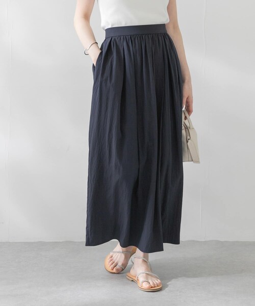 URBAN RESEARCH ROSSO（アーバンリサーチロッソ）の「撥水UVギャザーストレートスカート（スカート・レディース・white/pink/navy・FREE）」の17枚目の写真