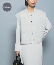 URBAN RESEARCH ROSSO | 『別注』CHIGNON×ROSSO　ツイードショートベスト(ベスト)