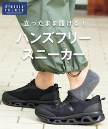 nissen | スライドフィット　高通気ハンズフリースニーカー　アーノルドパーマー(スニーカー)