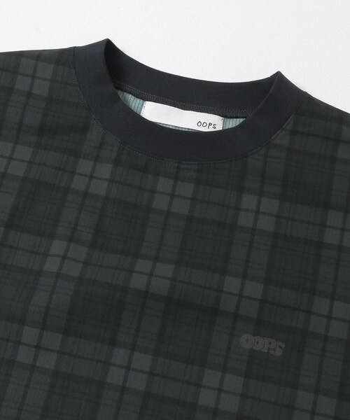 URBAN RESEARCH Sonny Label（アーバンリサーチサニーレーベル）の「OOPS　チェック柄Tシャツ（シャツ/ブラウス・メンズ・GREEN/BLUE・M/L/XL）」の9枚目の写真