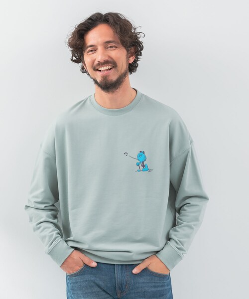 URBAN RESEARCH Sonny Label（アーバンリサーチサニーレーベル）の「OOPS×RYUAMBEコラボスウェット（スウェット・メンズ・サックス/ブラック/ミント・M/L/XL）」の18枚目の写真