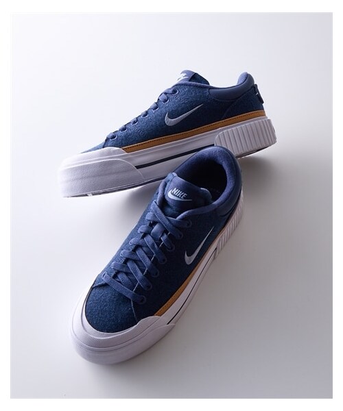 nissen（ニッセン）の「NIKE（ナイキ）WSコートレガシーリフト（スニーカー・メンズ・MIDNIGHT NAVY・22.5cm/23.0cm/23.5cm/24.0cm/24.5cm/25.0cm）」の5枚目の写真