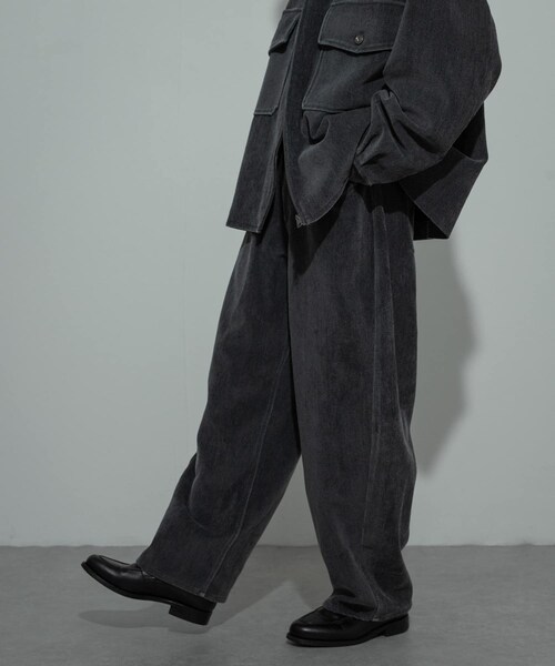 SENSE OF PLACE by URBAN RESEARCH(センスオブプレイスバイアーバンリサーチ)の「『セットアップ対応』ヴィンテージツイルカーブパンツ(その他パンツ・メンズ・BROWN/BLACK/KHAKI・M/L)」の8枚目の写真